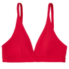Naadloze driehoek-bralette voor dames Passierood
