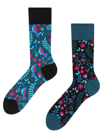 Chaussettes rigolotes Jardin secret