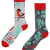 Chaussettes chaudes rigolotes Oiseau rouge