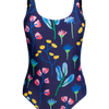 Maillot de bain une pièce rigolo Fleurs à l’aquarelle