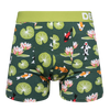 Vrolijke herentrunks Koi-vis en waterlelies