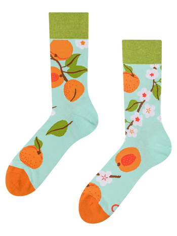 Chaussettes rigolotes Abricots
