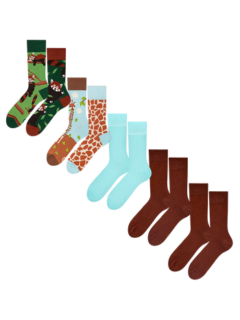 Ensemble de 5 paires de chaussettes – Pas sauvages