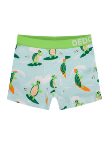 Vrolijke boxers voor jongens schildpad de surfer