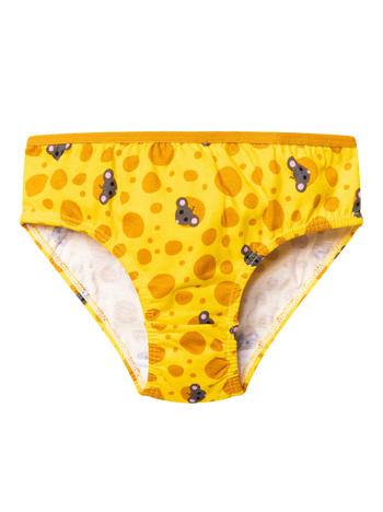 Vrolijke meisjesslips Kaas
