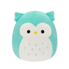 Peluche Squishmallows de 20 cm Winston le hibou bleu sarcelle