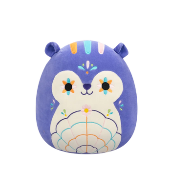 Peluche Squishmallows de 20 cm Luzma l'écureuil lavande Day of the Dead