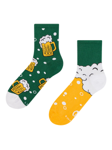 Chaussettes mi-mollet rigolotes Bière et bulles