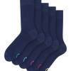 Lot de 5 paires de chaussettes Bleues classiques