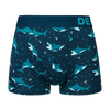 Boxers raccourcis pour hommes Requin Bleu