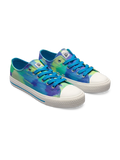 Vrolijke canvas schoenen Aqua camo