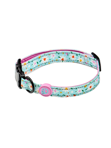 Hondenhalsband Hartjes en madeliefjes