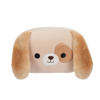 Peluche Squishmallows Stackables de 30 cm Harris le chien marron à l’œil tacheté