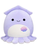 Peluche Squishmallows de 13 cm Stacy le calmar violet