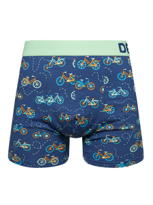 Vrolijke herentrunks Oranje fiets