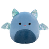 Peluche Squishmallows de 20 cm Este la chauve-souris bleue au ventre duveteux et aux ailes métalliques craquelées