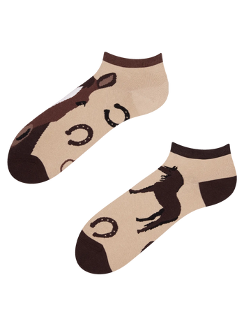 Socquettes rigolotes Chevaux