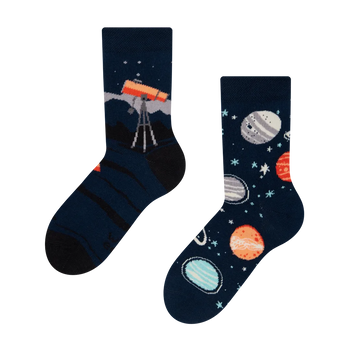 Chaussettes rigolotes pour enfants Univers