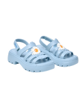 Poederblauwe fishermansandalen voor dames