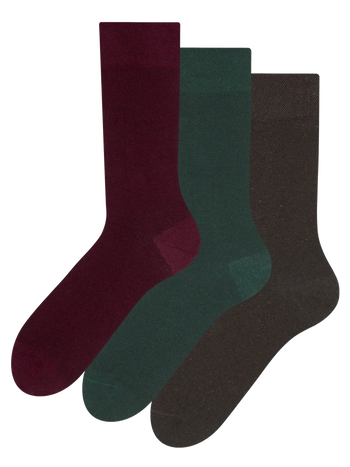 3-pack sokken van gerecycled katoen Gentleman