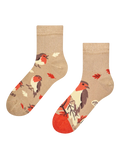 Chaussettes mi-mollet anti-stress Oiseaux d’automne