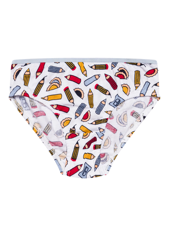 Vrolijke meisjesslips Potlood