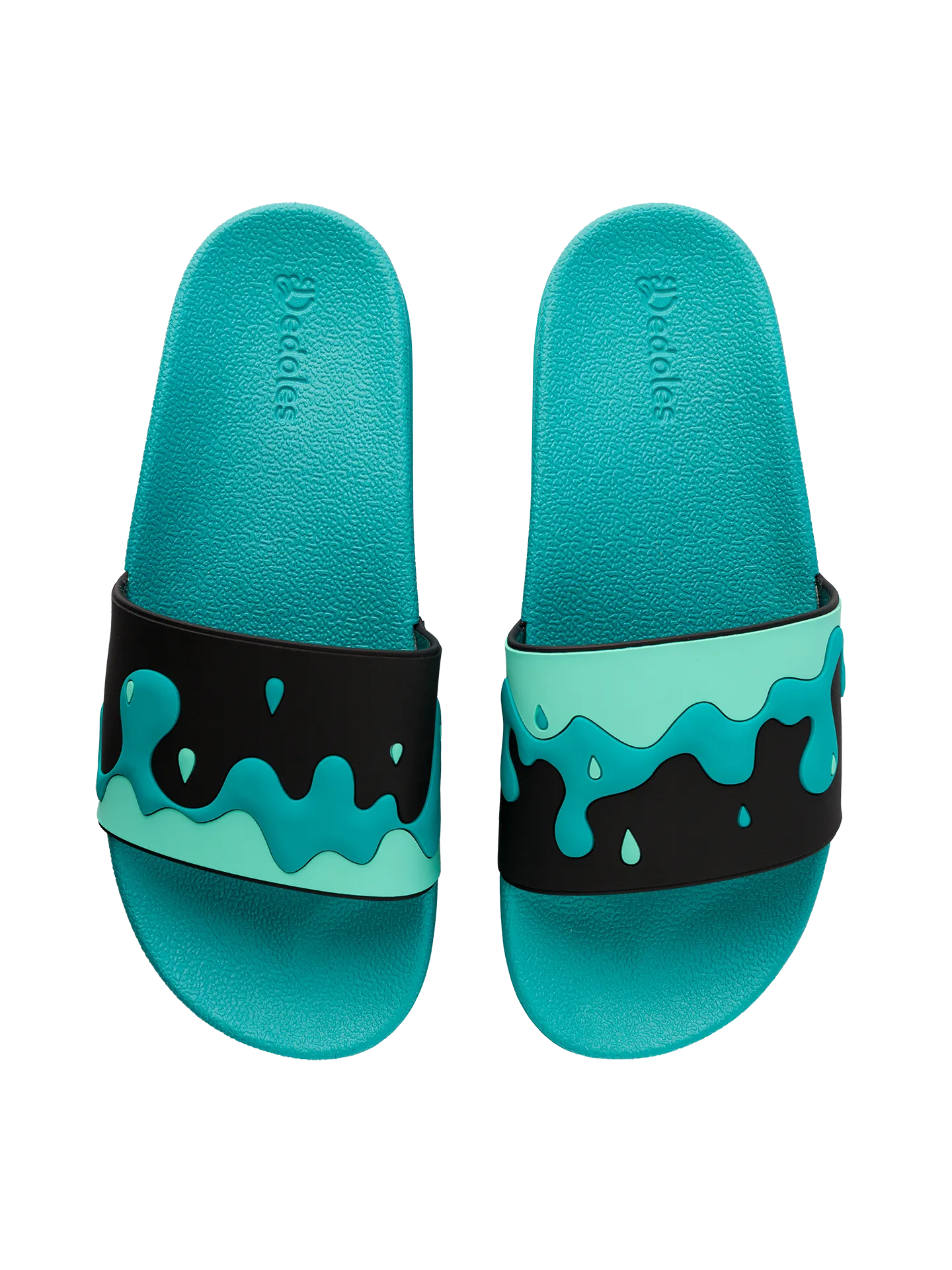 Vrolijke sliders Turquoise druppels – Dedoles