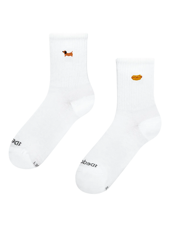 Chaussettes mi-mollet côtelées Same but Different