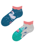 Socquettes rigolotes pour enfants Cygnes