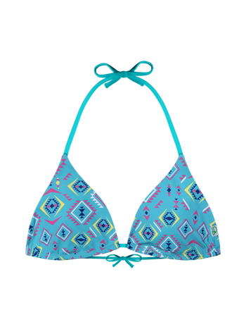 Haut de bikini triangulaire rigolo Ornement aztèque
