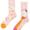 Chaussettes rigolotes Licorne dans les nuages