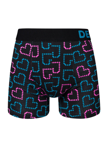 Boxer rigolo pour hommes Cœurs en pixels