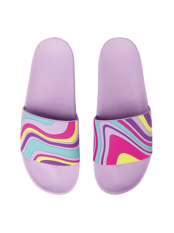 Sandales rigolotes Vagues de couleur