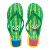 Tongs rigolotes Cactus amusant