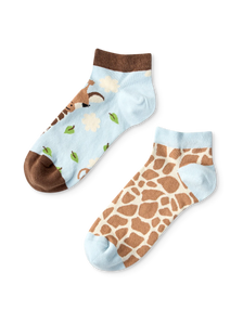 Vrolijke enkelsokken Schattige giraffe