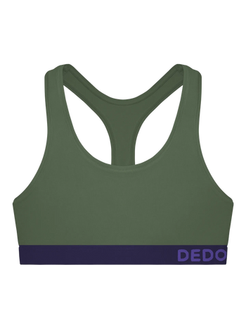 Bralette vert lierre pour femmes