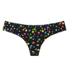 Culotte brésilienne rigolote pour femmes Points néons