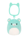 Squishmallows sleutelhanger Belinda de blauwgroene beer, 9 cm