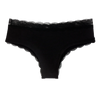 Culotte en dentelle hipster noire véritable pour femmes