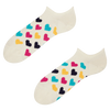 Vrolijke sneakersokken Kleurrijke hartjes