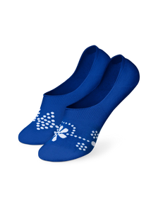 Chaussettes invisibles rigolotes Cyanotype