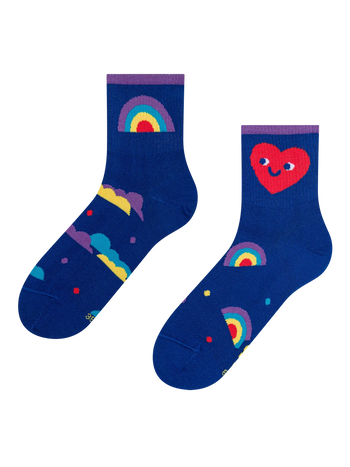Vrolijke crew-sokken Pride Heart