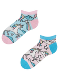 Socquettes rigolotes pour enfants Licorne arc-en-ciel