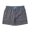 Short de bain rigolo pour hommes Géométrie grise