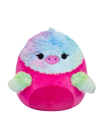 SQUISHMALLOWS Abilene de roze pluizige papegaai, 20 cm