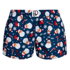 Vrolijke damesboxershorts Kerstman