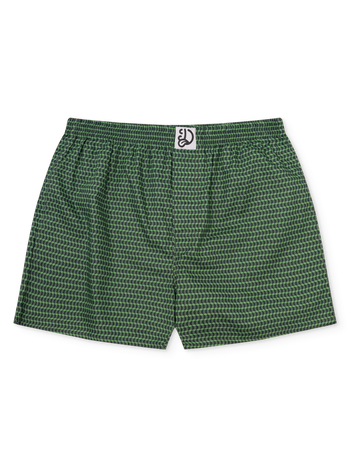 Caleçon pour hommes à motifs vert pastel
