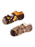 Vrolijke sneakersokken Koffiebonen