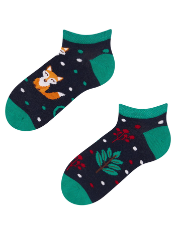 Socquettes rigolotes pour enfants Renard roux