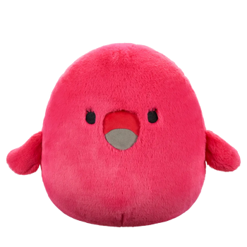 Peluche Squishmallows de 30 cm Fuzzamallows Cookie le flamant rose